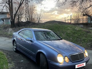 1998 Mercedes-Benz CLK-Класс 320 I (W208), синий, 450000 рублей, вид 3