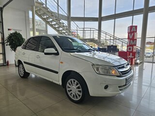 2013 Lada (ВАЗ) Granta I, белый, 399000 рублей, вид 4