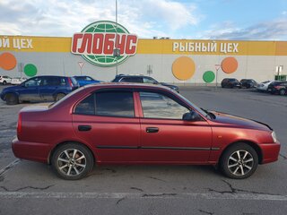 2005 Hyundai Accent ТагАЗ II, красный, 370000 рублей, вид 3