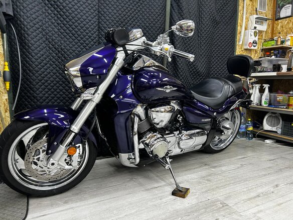 2006 Suzuki Boulevard M109R, фиолетовый, 980000 рублей - вид 10