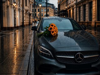 2019 Mercedes-Benz C-Класс 200 IV (W205) Рестайлинг, серый, 3950000 рублей, вид 2