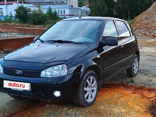 2012 Lada (ВАЗ) Kalina I, чёрный, 345000 рублей, вид 2