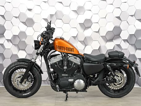 2014 Harley-Davidson Forty-Eight, оранжевый, 979000 рублей, вид 4