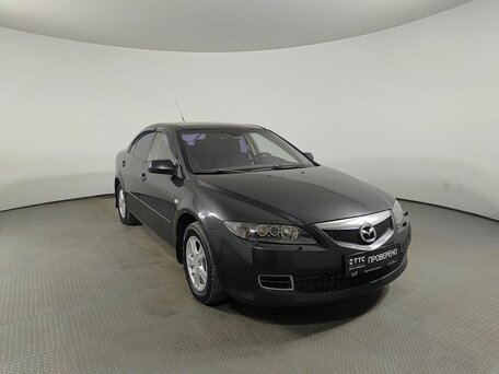 2007 Mazda 6 I (GG) Рестайлинг, чёрный, 339283 рублей, вид 3