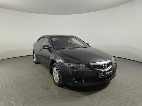 2007 Mazda 6 I (GG) Рестайлинг, чёрный, 381850 рублей - вид 2