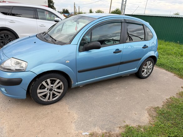 2007 Citroen C3 (8HY) I Рестайлинг, голубой, 280000 рублей - вид 2