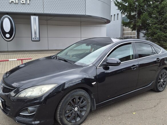 2010 Mazda 6 II (GH) Рестайлинг, чёрный - вид 2