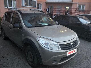 2010 Renault Sandero I, бежевый, 360000 рублей, вид 2