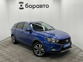 2021 Lada (ВАЗ) Vesta SW Cross I, синий, 1130000 рублей, вид 3