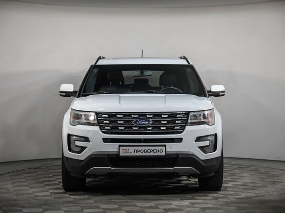 2017 Ford Explorer V Рестайлинг, белый, 2399777 рублей - вид 1
