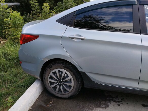 2011 Hyundai Solaris I, голубой, 640000 рублей - вид 4