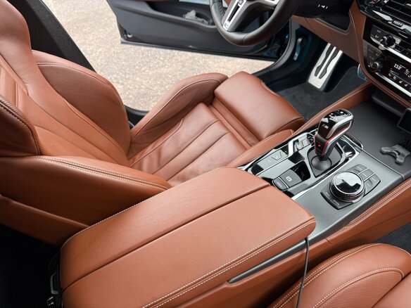 2019 BMW M5 Competition VI (F90), голубой, 9700000 рублей - вид 14