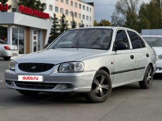 2004 Hyundai Accent ТагАЗ II, серебристый, 260000 рублей, вид 1