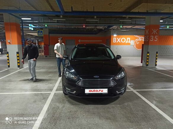 2018 Ford Focus III Рестайлинг, чёрный, 890000 рублей - вид 1