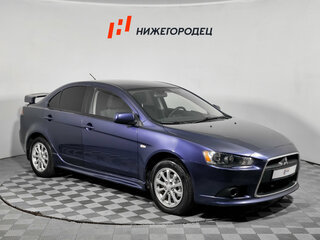 2011 Mitsubishi Lancer X Рестайлинг, синий, 729000 рублей, вид 3