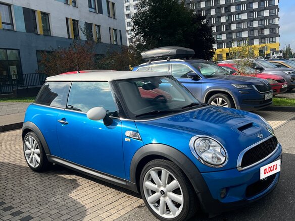 2008 Mini Hatch Cooper S II (R56), синий - вид 8