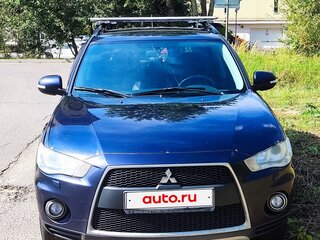 2011 Mitsubishi Outlander II Рестайлинг, синий, 880000 рублей, вид 2
