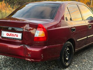 2008 Hyundai Accent ТагАЗ II, красный, 99000 рублей, вид 3