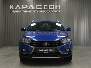 2020 Lada (ВАЗ) Vesta SW Cross I, синий, 1210000 рублей, вид 3