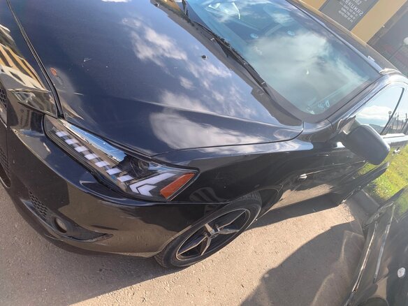 2007 Mitsubishi Lancer X, чёрный - вид 1