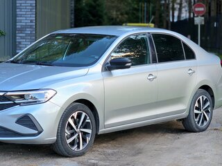 2021 Volkswagen Polo VI, серый, 1780000 рублей, вид 3