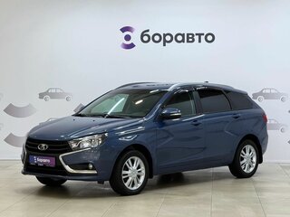 2017 Lada (ВАЗ) Vesta SW I, синий, 895000 рублей, вид 1