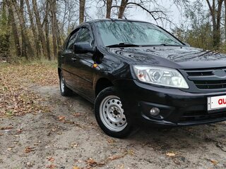 2014 Lada (ВАЗ) Granta I, чёрный, 355000 рублей, вид 2