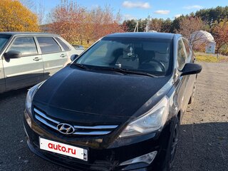 2014 Hyundai Solaris I, чёрный, 770000 рублей, вид 3