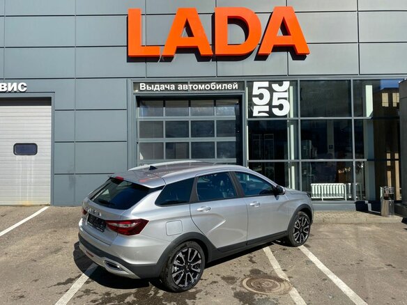 2026 Lada (ВАЗ) Vesta SW Cross I Рестайлинг (NG), серебристый, 2043000 рублей - вид 2