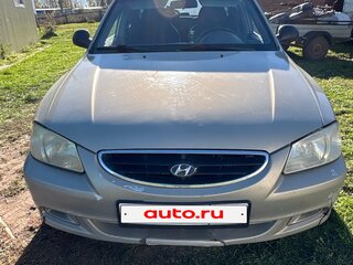 2008 Hyundai Accent ТагАЗ II, бежевый, 330000 рублей, вид 1