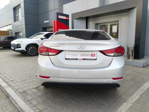 2015 Hyundai Elantra V (MD) Рестайлинг, серебристый - вид 16