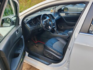 2018 Hyundai Sonata VII (LF) Рестайлинг, белый, 1600000 рублей, вид 5