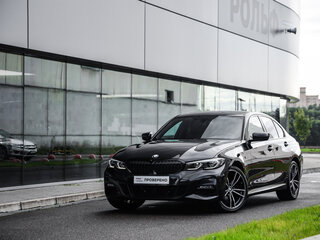 2021 BMW 3 серии 320i xDrive VII (G2x), чёрный, 3899000 рублей, вид 1
