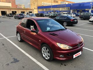 2005 Peugeot 206, красный, 220000 рублей, вид 4