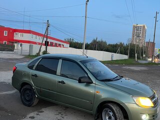 2013 Lada (ВАЗ) Granta I, зелёный, 360000 рублей, вид 3