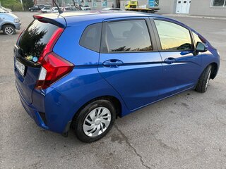 2017 Honda Fit III Рестайлинг, синий, 1040000 рублей, вид 4