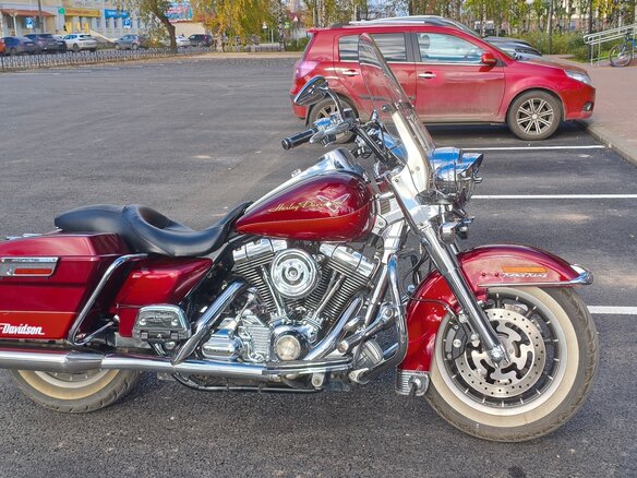 2008 Harley-Davidson Road King, красный, 900000 рублей - вид 5