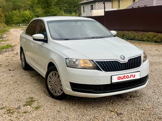2018 Skoda Rapid I Рестайлинг, белый, 1235000 рублей, вид 3