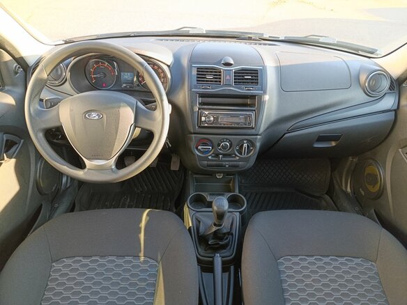 2021 Lada (ВАЗ) Granta I Рестайлинг, серый, 670000 рублей - вид 13