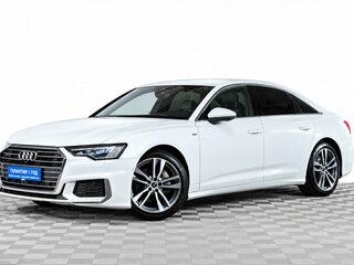 2021 Audi A6 45 TFSI V (C8), белый, 3609000 рублей, вид 3