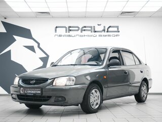 2008 Hyundai Accent ТагАЗ II, серый, 459000 рублей, вид 1