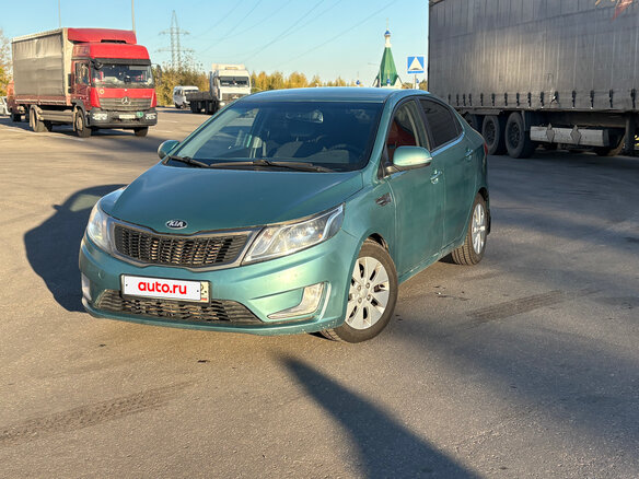 2012 Kia Rio 4-speed III, зелёный, 850000 рублей - вид 2