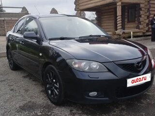 2008 Mazda 3 I (BK) Рестайлинг, чёрный, 420000 рублей, вид 1