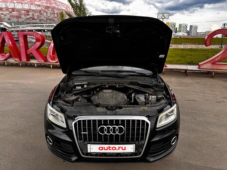 2012 Audi Q5 I (8R) Рестайлинг, чёрный, 1805000 рублей, вид 4