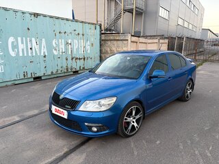 2012 Skoda Octavia RS II Рестайлинг, синий, 1300000 рублей, вид 1
