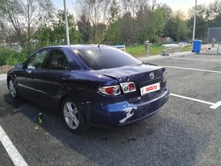 2006 Mazda 6 I (GG) Рестайлинг, синий, 240000 рублей, вид 5