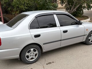 2007 Hyundai Accent ТагАЗ II, серебристый, 400000 рублей, вид 4