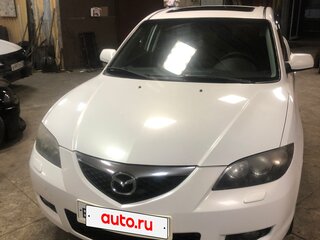 2008 Mazda 3 I (BK) Рестайлинг, белый, 550000 рублей, вид 3