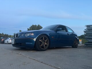 2002 BMW 3 серии Compact 316i IV (E46) Рестайлинг, синий, 850000 рублей, вид 2