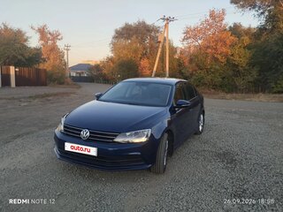 2015 Volkswagen Jetta VI Рестайлинг, синий, 1535000 рублей, вид 3